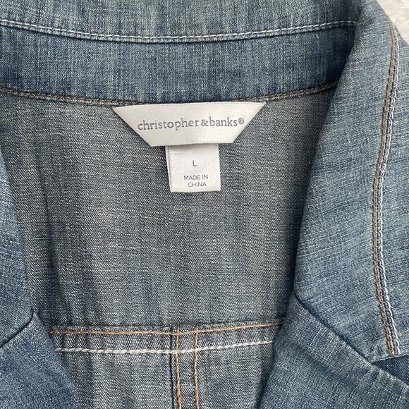 Three Denim Size Large Women's Jackets - SZ L - Picture 6 of 6